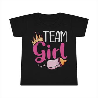 Pregnancy Baby Shower Team Girl Future Dad Mom Gender Reveal Infant Tshirt - Seseable