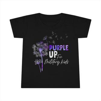 Purple Up For Military Kids - Month Of The Military Child Infant Tshirt - Seseable