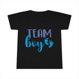 Team Boy Gender Reveal Party Baby Shower Pregnancy Infant Tshirt - Seseable