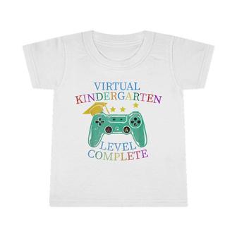 Virtual Kindergarten Graduation Level Complete Video Gamer Infant Tshirt - Seseable