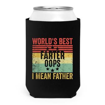 Mens Worlds Best Farter I Mean Father Funny Vintage Dad Saying  Can Cooler