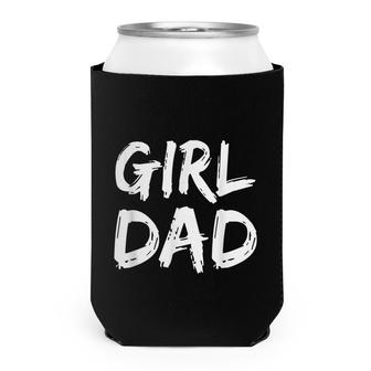 Father Of Girls Proud New Girl Dad Can Cooler - Seseable