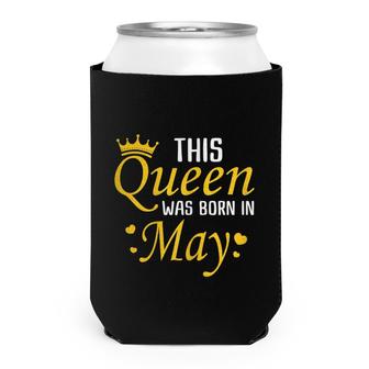 Funny Birthday Quote Ladies Crown Graphic Gift Can Cooler - Seseable