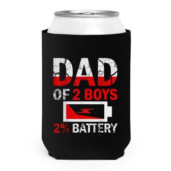 Funny Dad Of 2 Boys Daddy Fathers Day Birthday For Men Can Cooler - Seseable