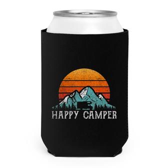 Happy Camper Camping Hiking For Men Women & Kids Can Cooler - Seseable