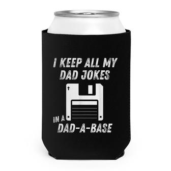 Mens I Keep All My Dad Jokes In A Dad A Base Funny Fathers Day Can Cooler - Seseable