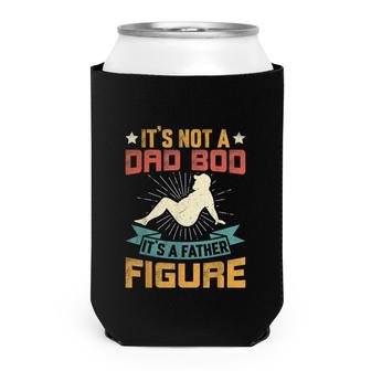 Mens Its Not A Dad Bod Its Father Figure Vintage Fathers Day Can Cooler - Seseable