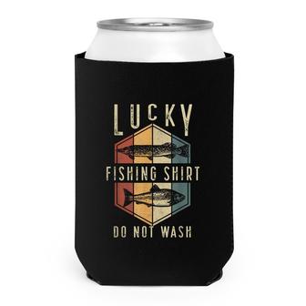 Mens Lucky Fishing Do Not Wash Fathers Day Fisherman Dad Can Cooler | Mazezy CA