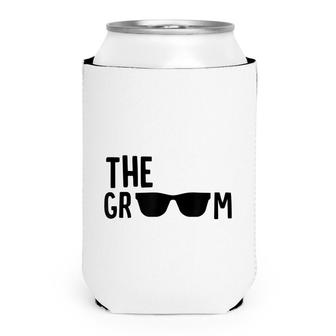 The Groom Sunglasses Bachelor Party Husband Wedding Marriage Can Cooler - Seseable