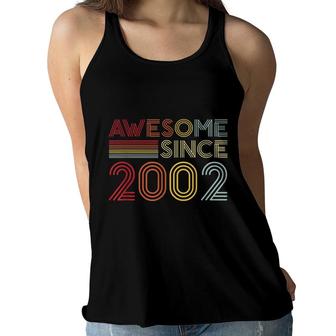 20Th Birthday Vintage 2002 Made In 2002 Awesome Since 2002 Women Flowy Tank - Seseable