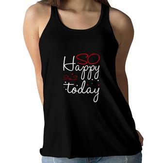 21St Birthday So Happy Today Best Gift For Human Women Flowy Tank - Seseable