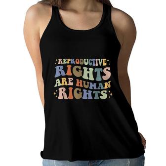 Aesthetic Reproductive Rights Are Human Rights Feminist Women Flowy Tank | Mazezy