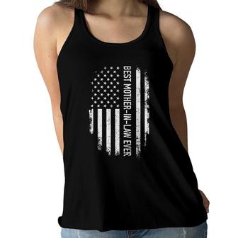 Best Mother-In-Law Ever Us American Vintage Flag Women Flowy Tank - Seseable