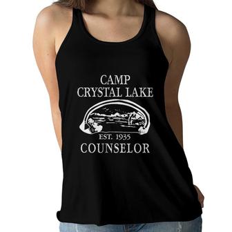 Camp Crystal Lake Funny New Trend 2022 Women Flowy Tank - Seseable