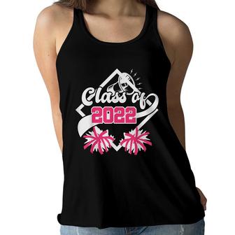 Class Of 2022 Cheerleader Cheer Team Cheerleading Senior Women Flowy Tank - Seseable