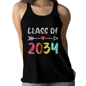 Class Of 2034 Kindergarten Graduating Class Of 2034 Women Flowy Tank - Seseable