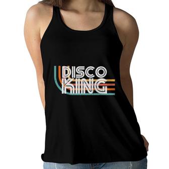 Disco King Vintage Great 80S 90S Styles Gift Women Flowy Tank - Seseable