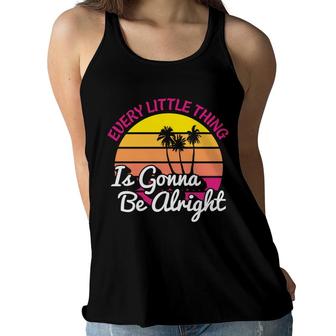 Every Little Thing Beach Retro Sunset Summer Women Flowy Tank | Seseable CA