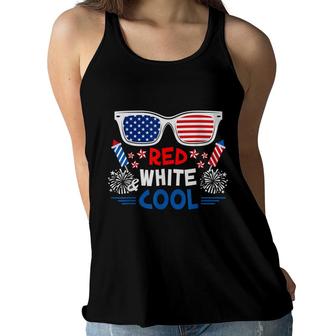 Fourth Of July 4Th July Kids Red White And Blue Patriotic Women Flowy Tank - Seseable