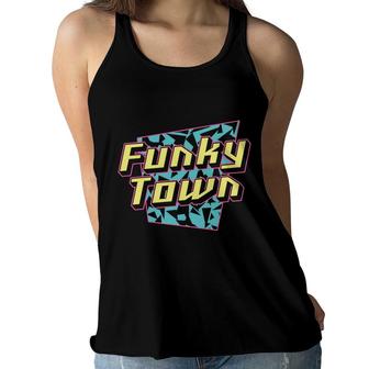 Funky Town 80S 90S Styles Great Vintage Women Flowy Tank - Seseable