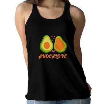 Funny Avocado Avocalove Couple Great Gift Women Flowy Tank - Seseable