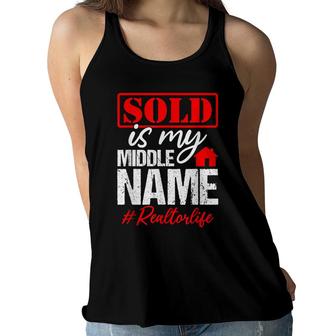 Funny Realtor Realtor Life Real Estate Agent Quote Women Flowy Tank - Seseable
