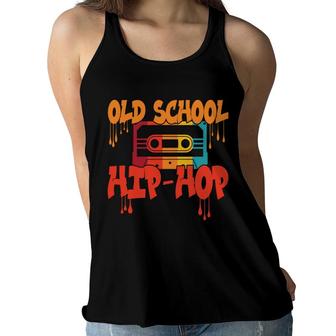 Hip Hop 80S 90S Cassette Retro Old School Style Gift Women Flowy Tank - Seseable