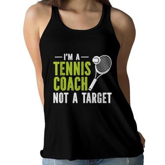 Im A Tennis Coach Not A Target Women Flowy Tank | Seseable CA
