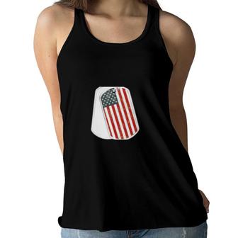 Im A Wife And Veteran Women Wife Funny Military Mothers Women Flowy Tank - Seseable