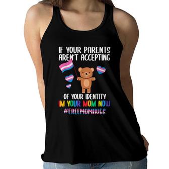 Im Your Mom Now If Your Parents Arent Accepting Lgbt Pride Women Flowy Tank - Seseable