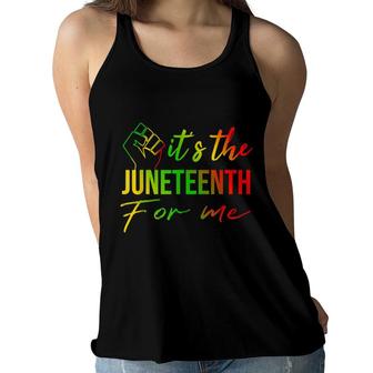 Its The Juneteenth For Me Free-Ish Since 1865 Independence Women Flowy Tank - Seseable