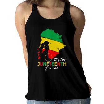 Its The Juneteenth For Me Free-Ish Since 1865 Independence Women Flowy Tank - Seseable