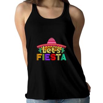 Lets Fiesta Great Decoration Gift For Human Women Flowy Tank - Seseable