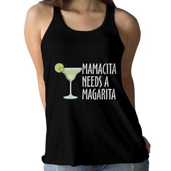 Mama Cita Needs A Margarita Lemon Cocktail Women Flowy Tank - Seseable