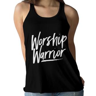 New Gift 2022 Worship Warrior Women Flowy Tank - Seseable