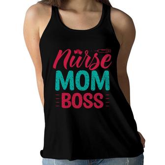 Nurse Mom Boss Nurses Day Superwomen 2022 Women Flowy Tank - Seseable