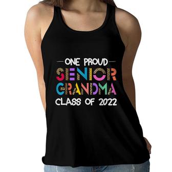 One Proud Senior Grandma Class Of 2022 22 Senior Grandma Women Flowy Tank - Seseable