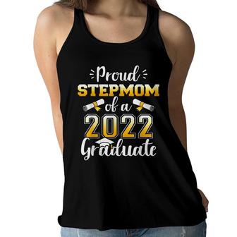 Proud Stepmom Of A Class Of 2022 Graduate Senior Graduation Women Flowy Tank - Seseable