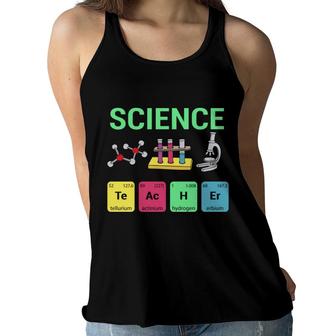 Science Green Graphic Teacher Great Colors Women Flowy Tank - Seseable
