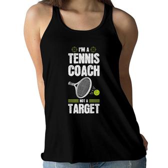 Tennis Player Costume Sports Teacher No Target Tennis Coach Women Flowy Tank - Seseable