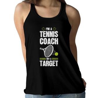 Tennis Player Costume Sports Teacher No Target Tennis Coach Women Flowy Tank | Seseable CA