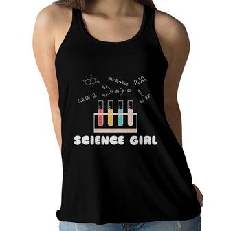 The Teacher Is A Science Girl And Teaches Us A Lot Of Things About Chemistry Women Flowy Tank - Seseable