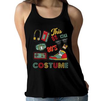 This Is My 80S Costume Skate Sunglasses Mixtape Funny 80S 90S Products Women Flowy Tank - Seseable