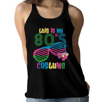 This Is My 80S Costume Skateboarding Sunglasses 90S Style Women Flowy Tank - Seseable