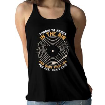 Throw Ya Hands In The Air Wave Them Live 80S 90S Styles Women Flowy Tank - Seseable