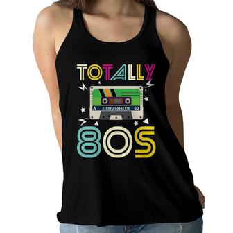 Totally 80S Styles Vintage Radio Great Gift Women Flowy Tank - Seseable