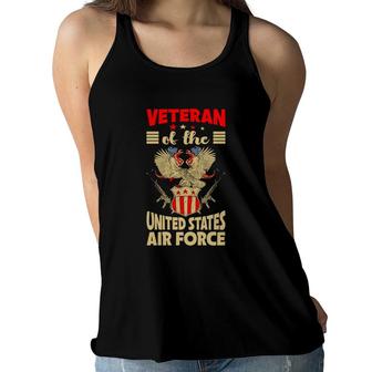 Veteran 2022 Of The United States Air Force Women Flowy Tank - Seseable