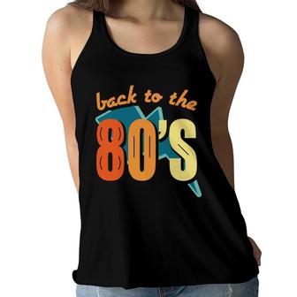 Vintage Back To The 80S 90S Styles I Love The 80S Women Flowy Tank - Seseable