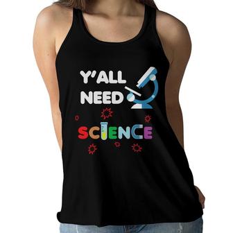 You Need Science And The Teacher Will Teach You How To Do It Women Flowy Tank - Seseable