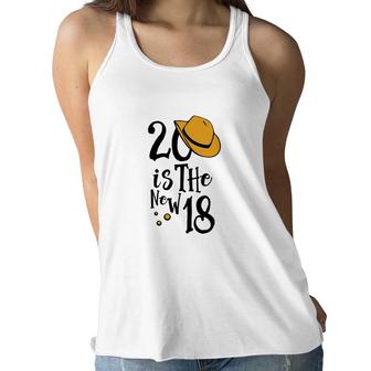 20Th Birthday Is The New Birthday Time Three Since 2002 Women Flowy Tank - Seseable